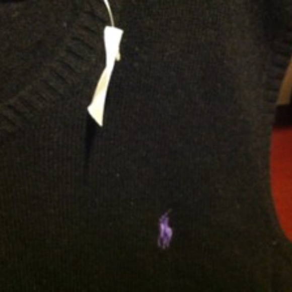 Polo Ralph Lauren Black By Lamb Wool Vest Size: 12 (L) Length: Mid-Length - Picture 7 of 8